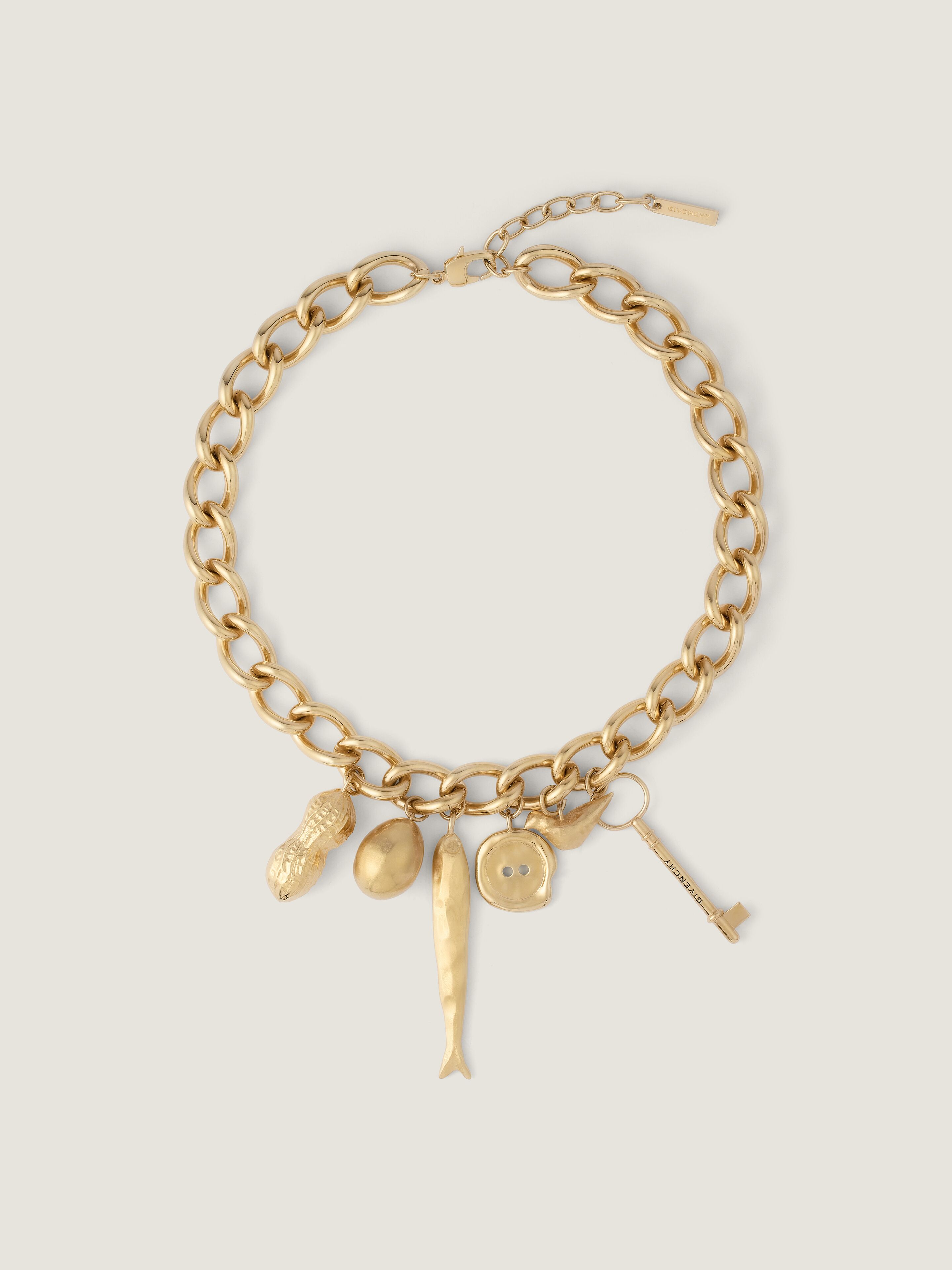 ラッキーチャーム メタル ネックレス